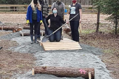 HHA Volunteers who installed the obstacles