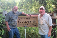 New sign for new trail