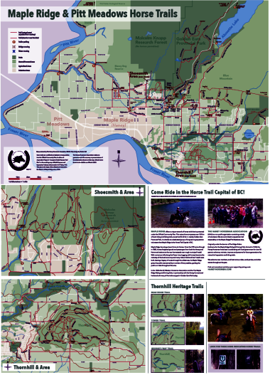 2020 Horse Trail Map courtesy of volunteers at Haney Horsemen Association  www.haneyhorsemen.com